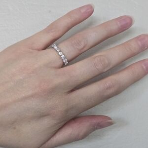 7 Stone Moissanite Ring